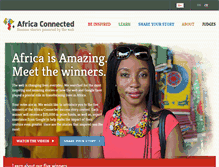 Tablet Screenshot of africaconnected.com